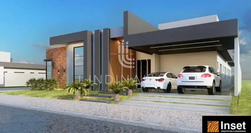 Casa de altíssimo padrão, em construção, no condomínio arco de paris