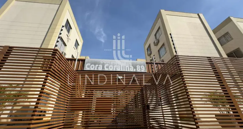 Apartamento mobiliado localizado no residencial cora coralina