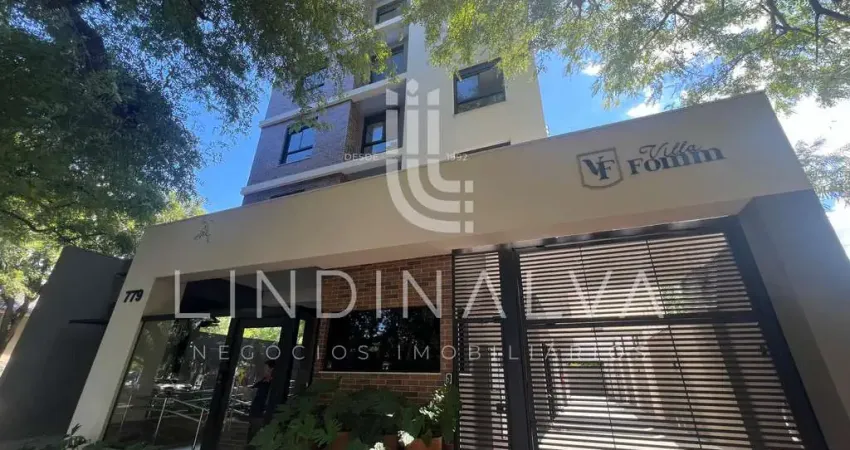 Apartamento no Villa Fomm, com suíte e sacada com churrasqueira