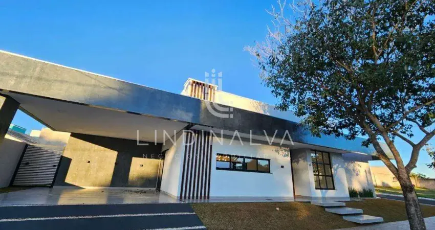 Casa recém construída no condomínio araras com 3 dormitórios, com piscina