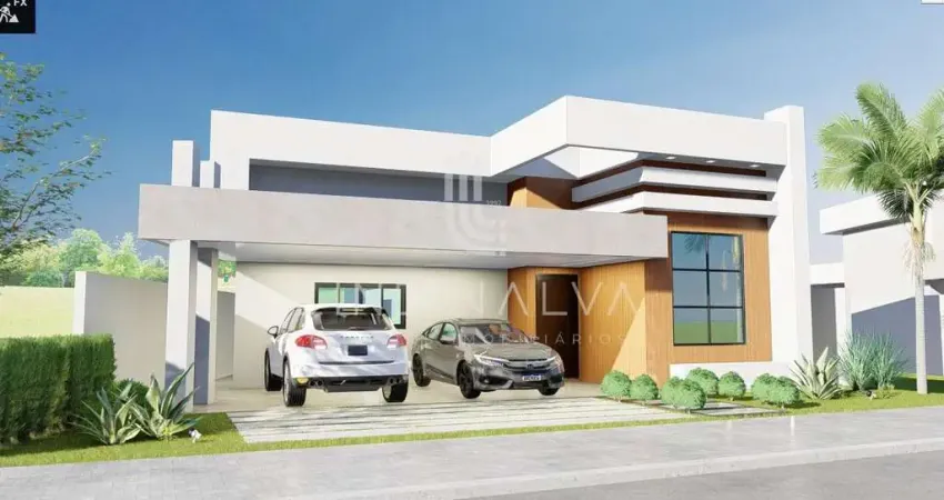 Casa com 3 suítes no condomínio villa margarezi - jardim lancaster.