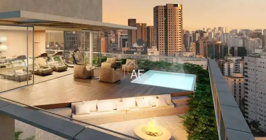 Apartamento para venda no itaim bibi, 1quarto, 1 suíte, 1 vaga de garagem, 53 m²