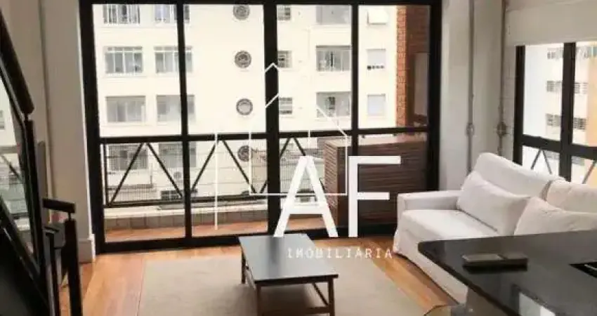 Apartamento (duplex) para venda em cerqueira césar, 1quarto, 1 suíte, 2 vagas de garagem, 75 m²