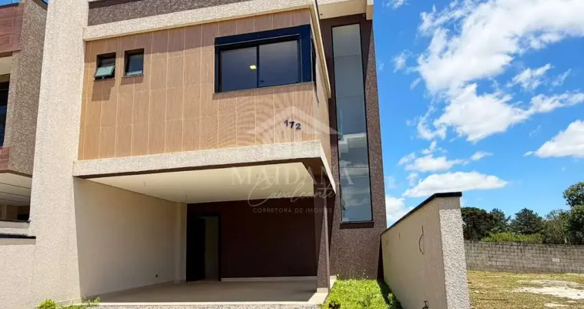 Sobrado em condomínio fechado à venda no bairro costeira, são josé dos pinhais, pr