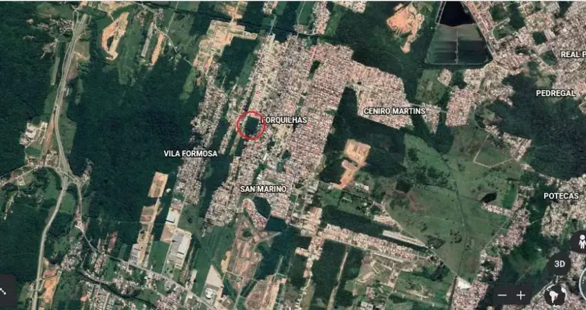 Terreno à venda com , 3.643m² em Forquilhas São José