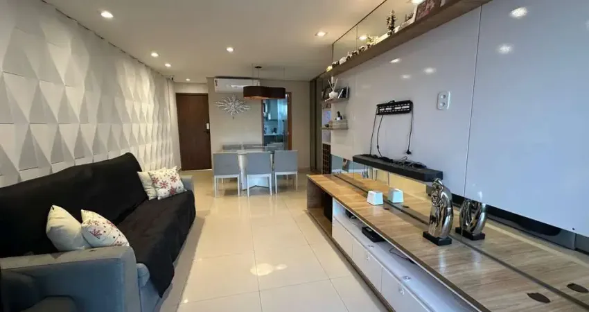 Apartamento 109m² | Nascente 3 Suítes + Varanda Gourmet | Edifício Dellamare Ponta do Farol, São Luís/MA