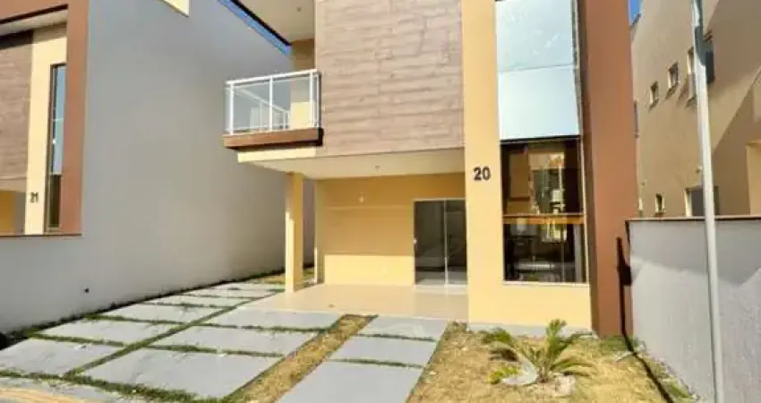 🏡 casa nova duplex 4 quartos 144m² construída em terreno de 206m² com quintal 67m² condomínio arco do triunfo turu são luís