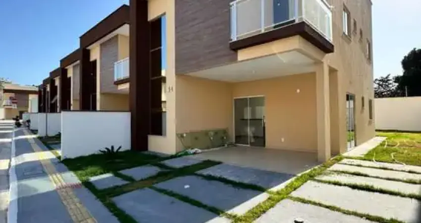 🏡 Casa Nova Duplex 4 Quartos 144m² Construída em Terreno de 206m² com Quintal 67m² Condomínio Arco do Triunfo Turu São Luís