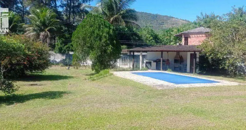 Chácara com 2 dormitórios à venda, 10000 m² por r$ 800.000,00 - manoel ribeiro (ponta negra) - maricá/rj