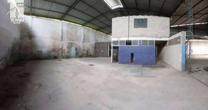 Galpão para alugar, 1200 m² por r$ 7.500,00/mês - galo branco - são gonçalo/rj