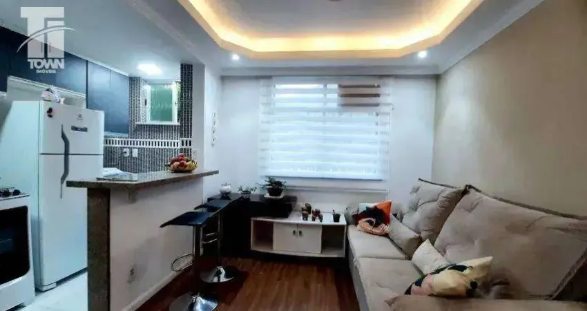 Apartamento com 2 dormitórios à venda, 55 m² por r$ 285.000 - santa rosa - niterói/rj