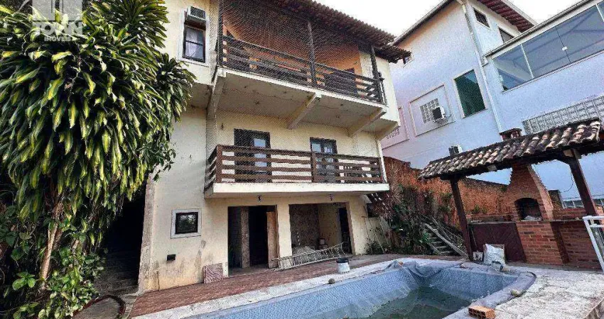 Casa com 3 dormitórios para alugar, 200 m² por r$ 3.500,00/mês - sape - niterói/rj