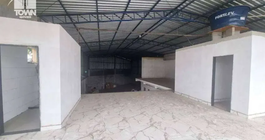 Galpão para alugar, 400 m² por r$ 13.250,00/mês - calaboca (inoã) - maricá/rj
