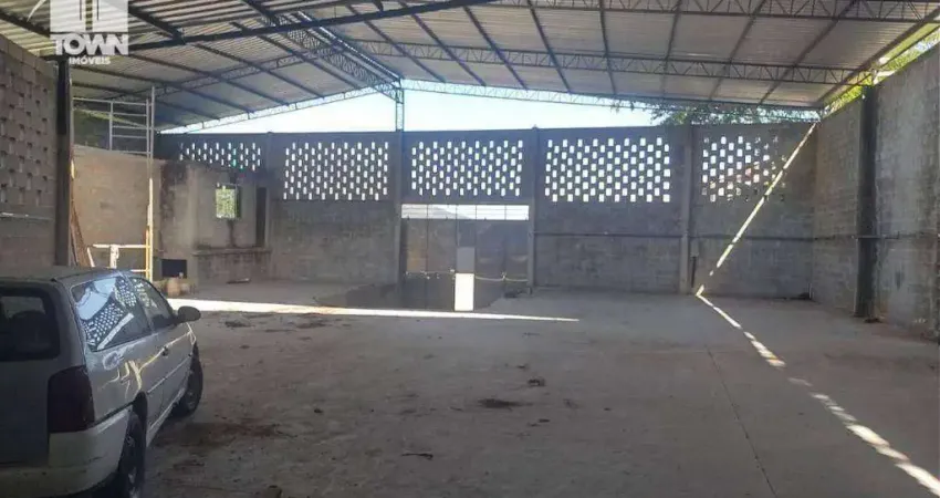 Galpão para alugar, 500 m² por r$ 6.900,00/mês - calaboca (inoã) - maricá/rj