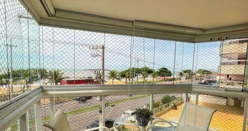 Apartamento 3 quartos frente mar – 130m² – sol da manhã – 2 vagas soltas