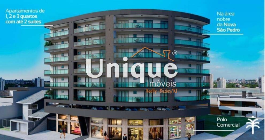 Apartamento de 1,2 e 3 quartos à partir R$ 307.341,02