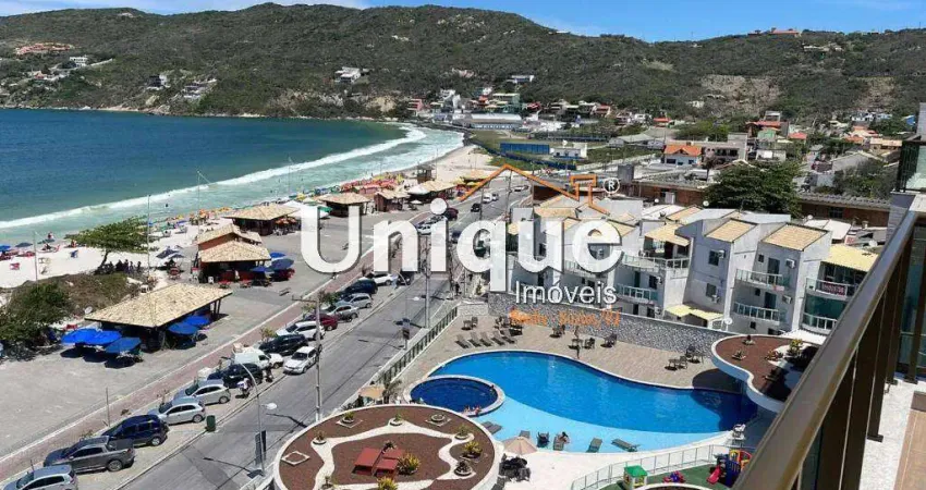 Apartamento 2 quartos, em frente a praia dos anjos, à venda por r$ 600 mil.