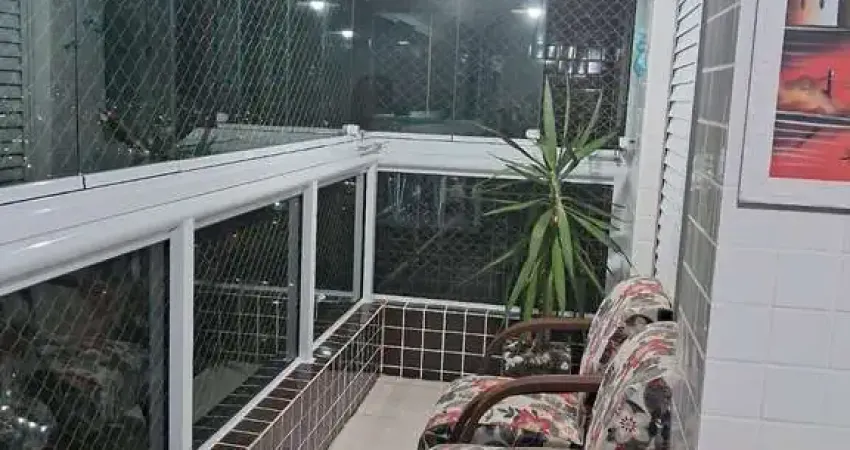 Apartamento 2 dormitórios sacada gourmet vista mar no bairro Anhanguera em Mongaguá