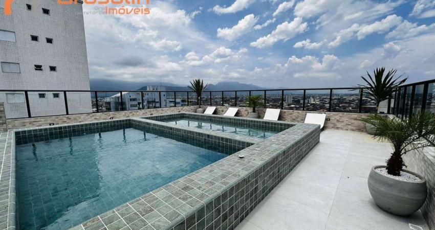 Apartamento novo 2 Dormitórios uma suíte, Caiçara - `Praia Grande/SP