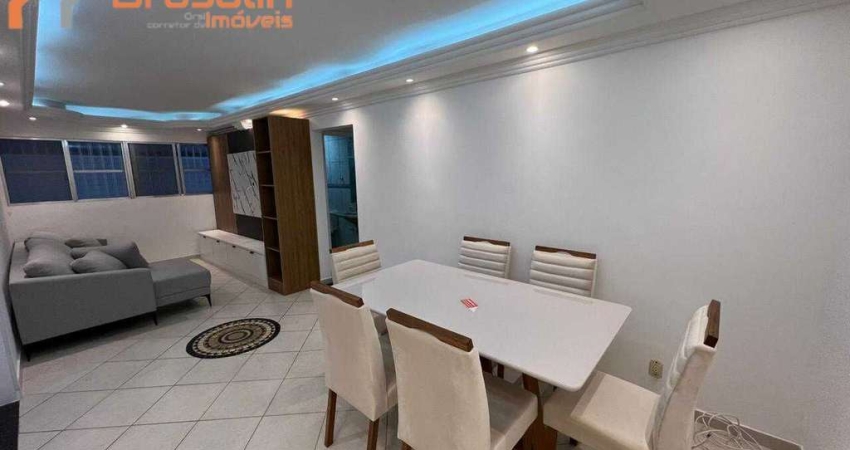 Apartamento 2 dormitórios mobiliado - Guilhermina/ Praia Grande