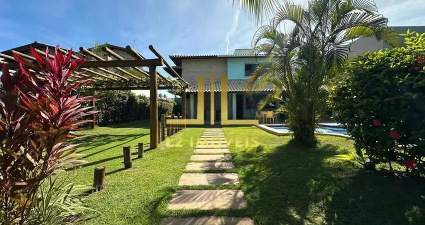 CASA LUXUOSA - 5 SUÍTES - VISTA MAR - PORTEIRA FECHADA -  GUARAJUBA
