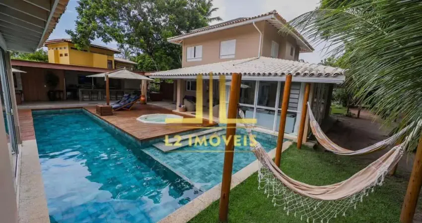 CASA LUXUOSA - 5 SUÍTES - PORTEIRA FECHADA - QUINTAS DE SAUÍPE
