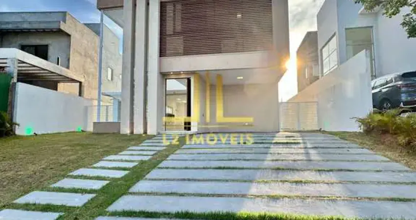 CASA LUXUOSA - 5 QUARTOS SENDO 4 SUÍTES - NASCENTE - ALPHAVILLE LITORAL NORTE 2