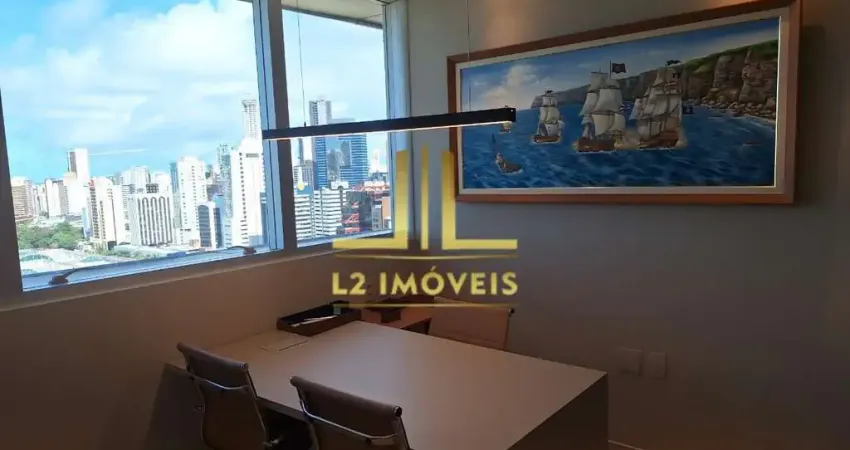 Sala comercial - 35m² - mobiliada - salvador shopping business