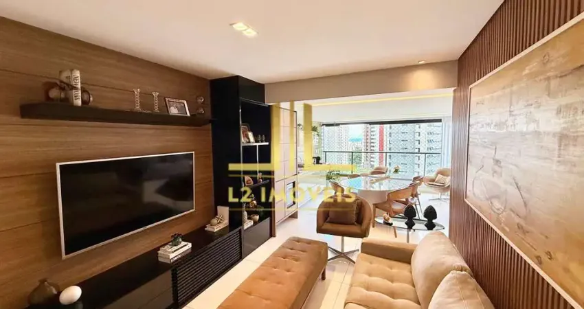 Apartamento alto padrão - 3/4 sendo 2 suítes - 138m² - nascente - horto florestal