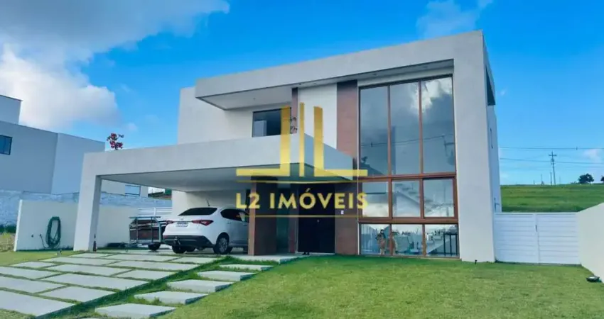 Casa duplex - 4/4 sendo 3 suítes - 321m² - 04 vagas - alphaville litoral norte 3