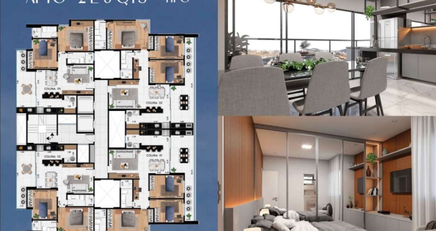 Apartamento com 2 quartos à venda na Estrela Sul, Juiz de Fora 
