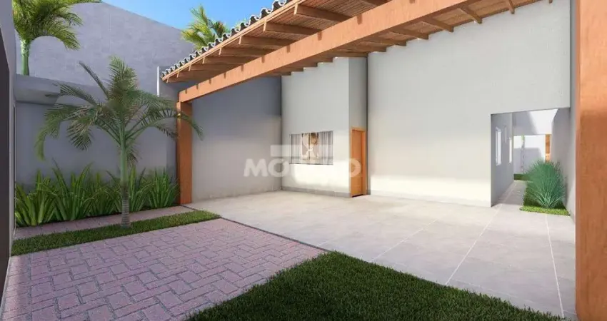 CASA RESIDENCIAL à venda, 2 quartos, 1 vaga, Residencial Fruta do Conde - Uberlândia/MG
