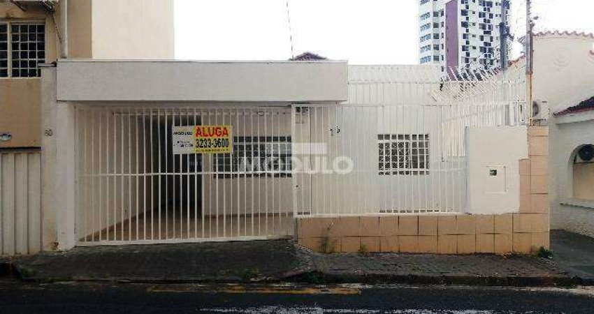Casa comercial para locação Bairro Fundinho com 3 quartos