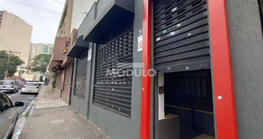 Loja comercial para locação no Centro de Uberlândia