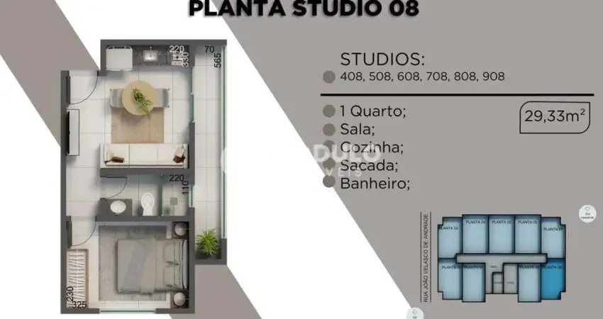 Apartamento à venda na Rua João Velasco de Andrade, --, Santa Mônica, Uberlândia