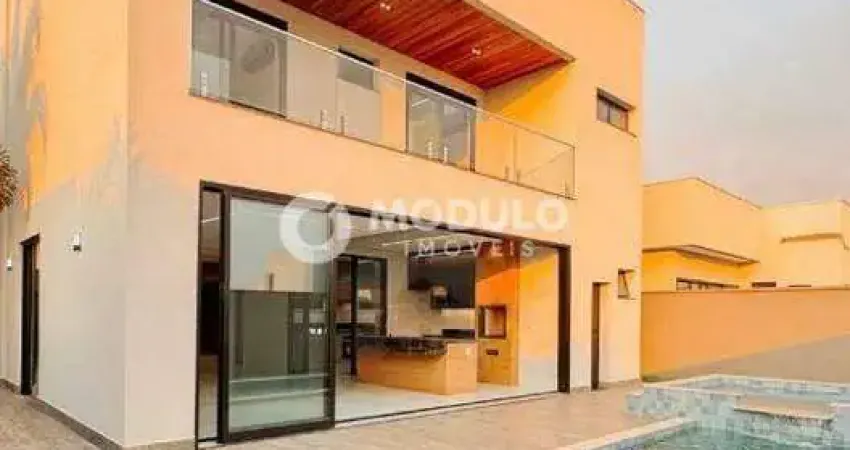 Casa de condomínio à venda, 4 quartos, 4 suítes, 6 vagas, granja marileusa - uberlândia/mg