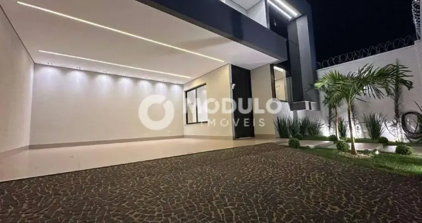 Casa residencial à venda, 3 quartos, 3 suítes, 2 vagas, novo mundo - uberlândia/mg