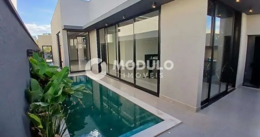 Casa de condomínio à venda, 3 quartos, 3 suítes, 4 vagas, laranjeiras - uberlândia/mg