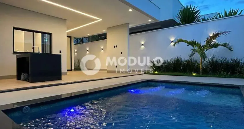 Casa de condomínio à venda, 3 quartos, 3 suítes, 4 vagas, laranjeiras - uberlândia/mg