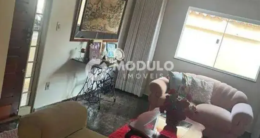 Casa residencial à venda, 3 quartos, 1 suíte, 2 vagas, santa luzia - uberlândia/mg