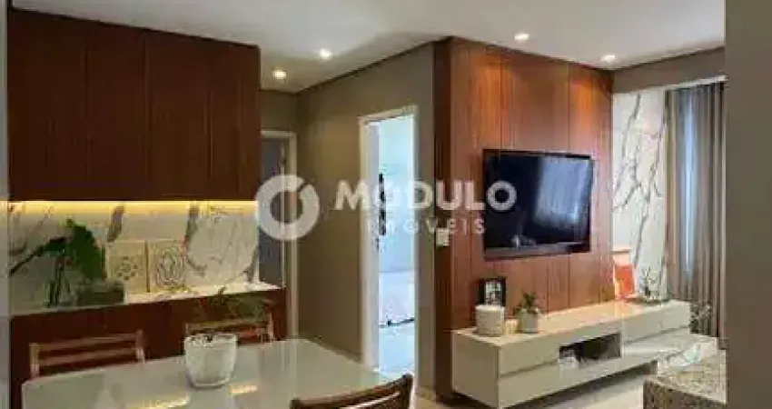 Apartamento à venda, 2 quartos, 1 suíte, 2 vagas, santa mônica - uberlândia/mg