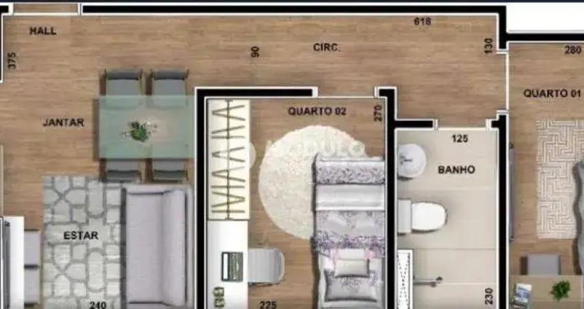 Apartamento à venda, 2 quartos, 1 vaga, chácaras tubalina e quartel - uberlândia/mg