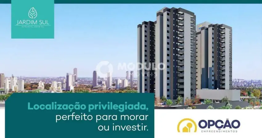 APARTAMENTO à venda, 2 quartos, 1 suíte, 1 vaga, JARDIM SUL - Uberlândia/MG