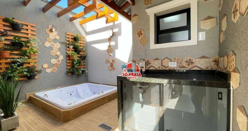 Casa com 3 dormitórios à venda, 115 m² por R$ 830.000,00 - Vilamar - Praia Grande/SP
