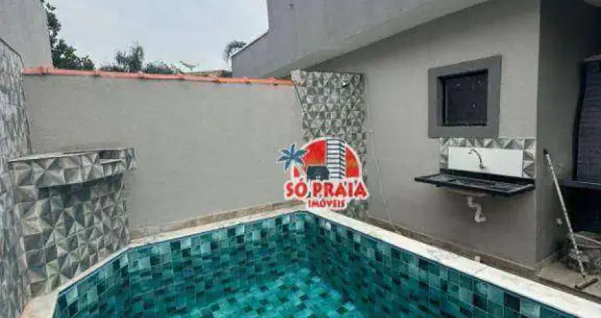 Casa à venda, 56 m² por R$ 359.000,00 - Estância Balneária Tupy - Itanhaém/SP