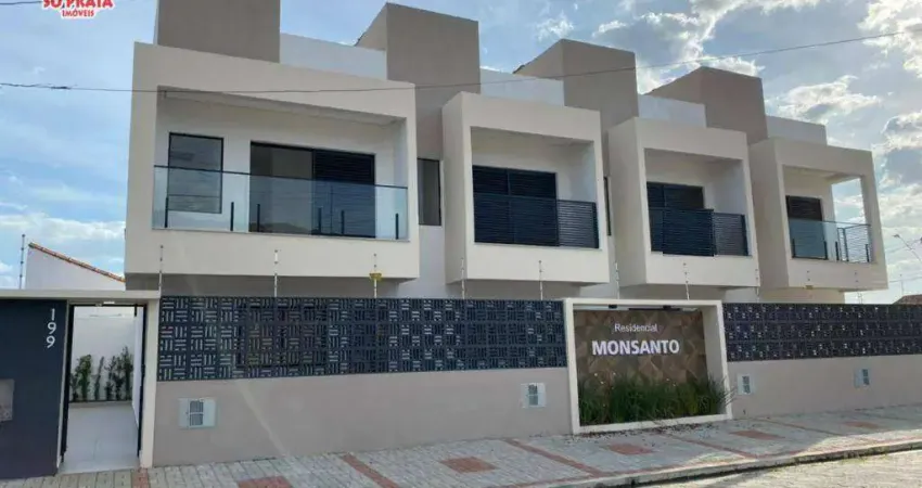 Sobrado com 2 dormitórios à venda, 73 m² por R$ 330.700,00 - Vera Cruz - Mongaguá/SP