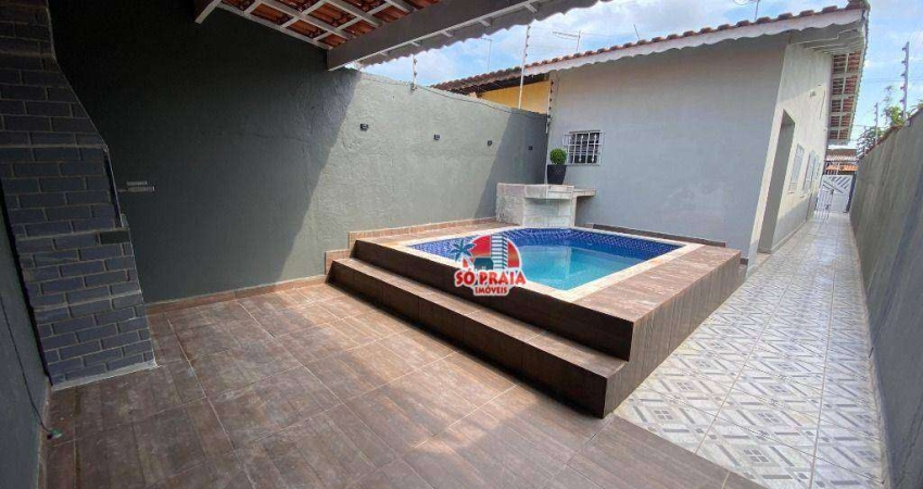 Casa com 2 dormitórios à venda, 61 m² por R$ 279.900 - Balneário Jussara - Mongaguá/SP