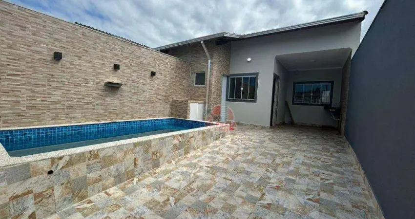 Casa com 2 dormitórios à venda, 89 m² por R$ 360.000 - Balneário Regina Maria - Mongaguá/SP