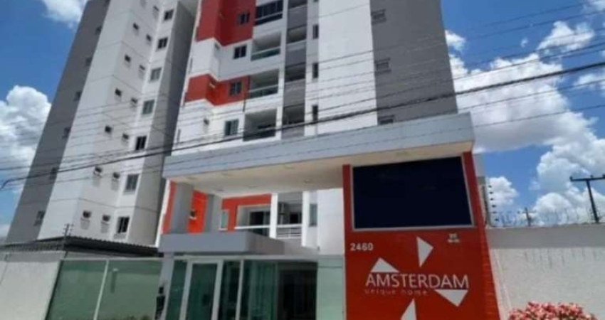 Apartamento Venda Condomínio Amsterdam Unique Home, Bairro Ininga, 80m², 3 quartos sendo 1 suite com 02 vagas garagem cobertas