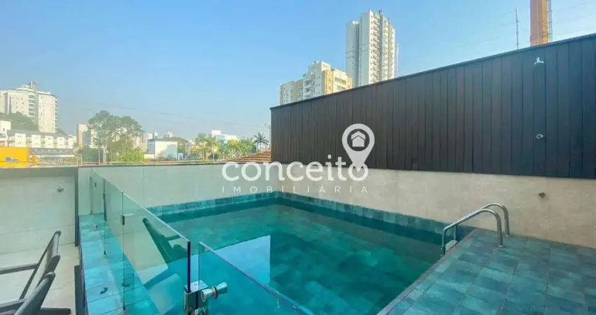 Apartamento mobiliado 2 dormitórios sendo 1 suíte na itoupava seca!!